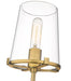Wall Sconce Z-Lite 3032-1S-RB Rubbed Brass Callista 1 Light Wall Sconce Z-Lite