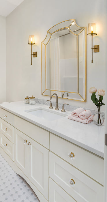 Wall Sconce Z-Lite 3032-1S-RB Rubbed Brass Callista 1 Light Wall Sconce Z-Lite