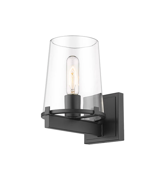 Wall Sconce Z-Lite 3032-1V-MB Matte Black Callista 1 Light Wall Sconce Z-Lite