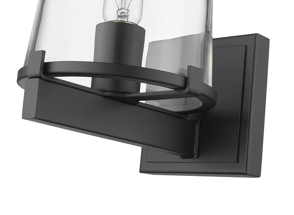 Wall Sconce Z-Lite 3032-1V-MB Matte Black Callista 1 Light Wall Sconce Z-Lite
