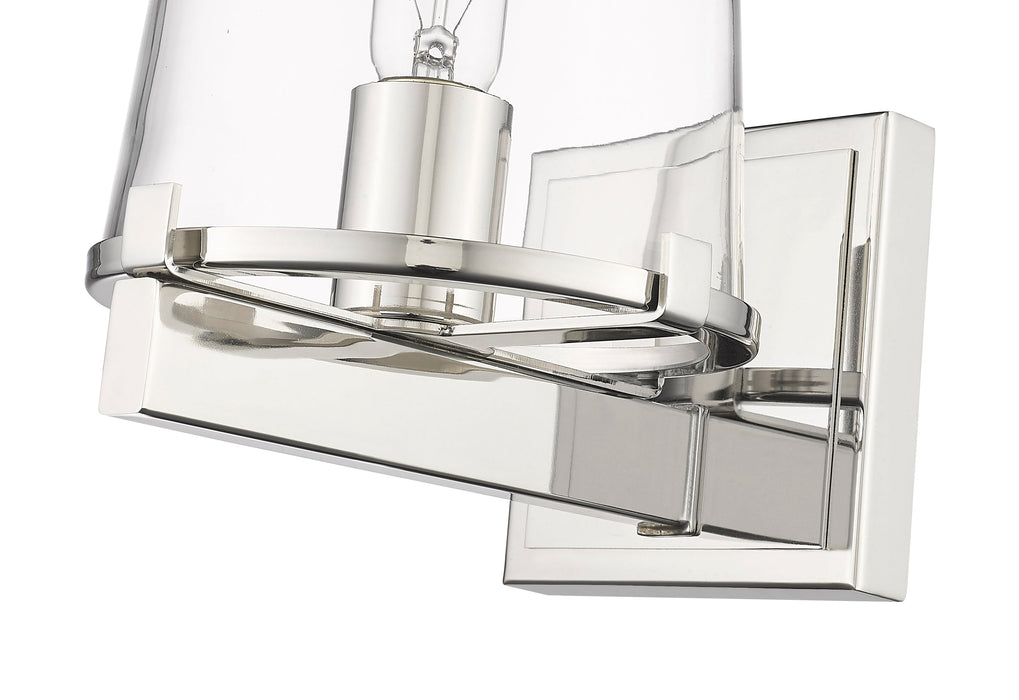 Wall Sconce Z-Lite 3032-1V-PN Polished Nickel Callista 1 Light Wall Sconce Z-Lite