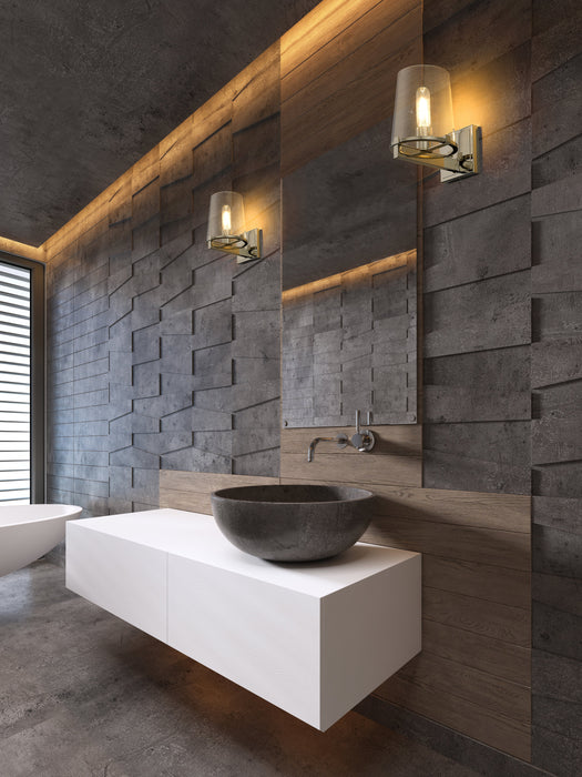 Wall Sconce Z-Lite 3032-1V-PN Polished Nickel Callista 1 Light Wall Sconce Z-Lite