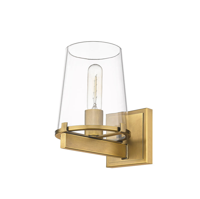 Wall Sconce Z-Lite 3032-1V-RB Rubbed Brass Callista 1 Light Wall Sconce Z-Lite