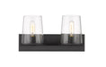 Vanity Z-Lite 3032-2V-MB Matte Black Callista 2 Light Vanity Z-Lite