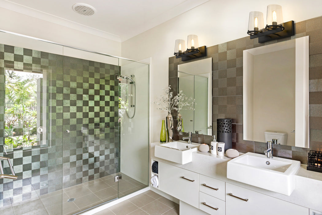 Vanity Z-Lite 3032-2V-MB Matte Black Callista 2 Light Vanity Z-Lite