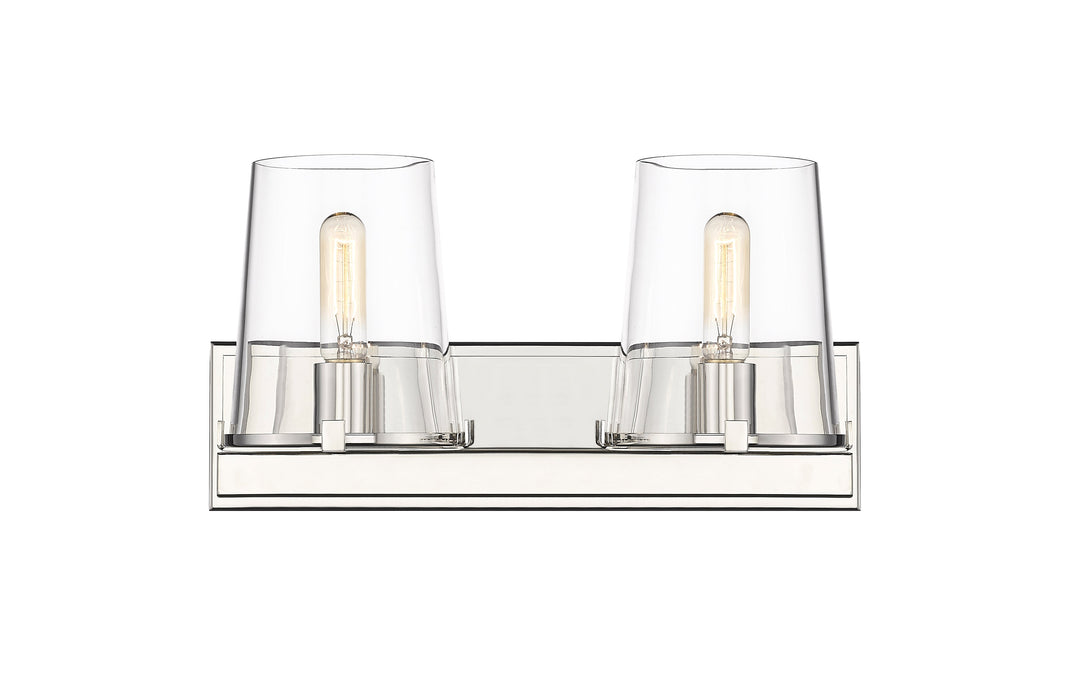 Vanity Z-Lite 3032-2V-PN Polished Nickel Callista 2 Light Vanity Z-Lite