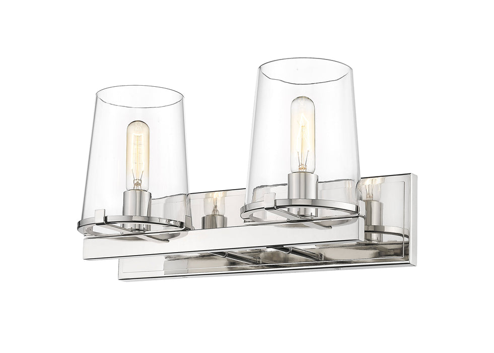 Vanity Z-Lite 3032-2V-PN Polished Nickel Callista 2 Light Vanity Z-Lite