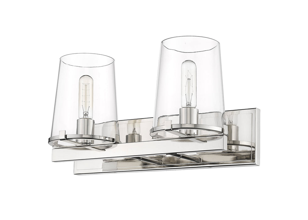 Vanity Z-Lite 3032-2V-PN Polished Nickel Callista 2 Light Vanity Z-Lite