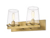 Vanity Z-Lite 3032-2V-RB Rubbed Brass Callista 2 Light Vanity Z-Lite