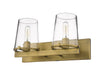 Vanity Z-Lite 3032-2V-RB Rubbed Brass Callista 2 Light Vanity Z-Lite