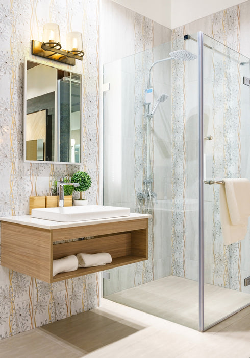 Vanity Z-Lite 3032-2V-RB Rubbed Brass Callista 2 Light Vanity Z-Lite