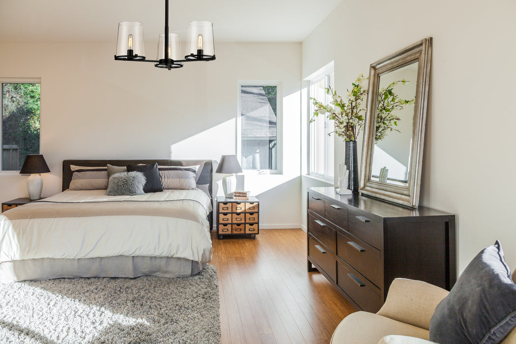 Chandelier Z-Lite 3032-3MB Matte Black Callista 3 Light Chandelier Z-Lite