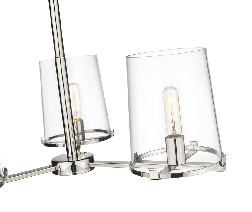 Chandelier Z-Lite 3032-3PN Polished Nickel Callista 3 Light Chandelier Z-Lite