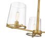 Chandelier Z-Lite 3032-3RB Rubbed Brass Callista 3 Light Chandelier Z-Lite