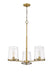 Chandelier Z-Lite 3032-3RB Rubbed Brass Callista 3 Light Chandelier Z-Lite