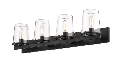 Vanity Z-Lite 3032-4V-MB Matte Black Callista 4 Light Vanity Z-Lite