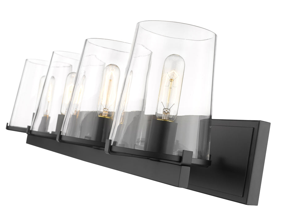 Vanity Z-Lite 3032-4V-MB Matte Black Callista 4 Light Vanity Z-Lite