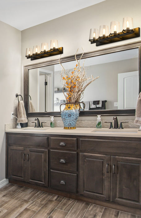 Vanity Z-Lite 3032-4V-MB Matte Black Callista 4 Light Vanity Z-Lite