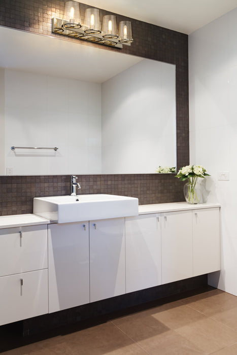 Vanity Z-Lite 3032-4V-PN Polished Nickel Callista 4 Light Vanity Z-Lite