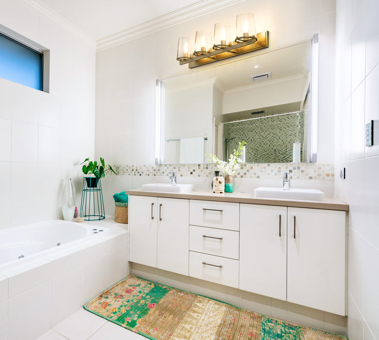 Vanity Z-Lite 3032-4V-RB Rubbed Brass Callista 4 Light Vanity Z-Lite