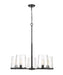 Chandelier Z-Lite 3032-5MB Matte Black Callista 5 Light Chandelier Z-Lite