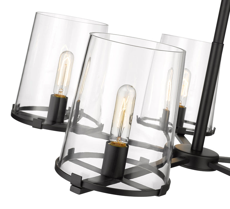 Chandelier Z-Lite 3032-5MB Matte Black Callista 5 Light Chandelier Z-Lite