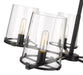 Chandelier Z-Lite 3032-5MB Matte Black Callista 5 Light Chandelier Z-Lite