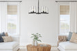 Chandelier Z-Lite 3032-5MB Matte Black Callista 5 Light Chandelier Z-Lite