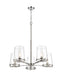 Chandelier Z-Lite 3032-5PN Polished Nickel Callista 5 Light Chandelier Z-Lite