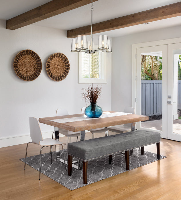 Chandelier Z-Lite 3032-5PN Polished Nickel Callista 5 Light Chandelier Z-Lite