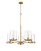Chandelier Z-Lite 3032-5RB Rubbed Brass Callista 5 Light Chandelier Z-Lite