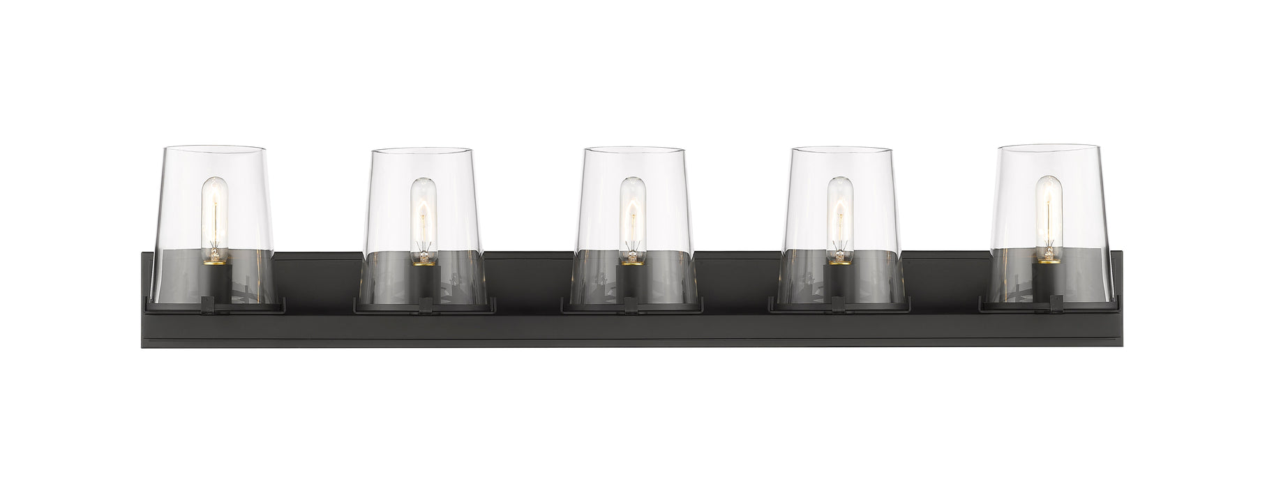 Vanity Z-Lite 3032-5V-MB Matte Black Callista 5 Light Vanity Z-Lite
