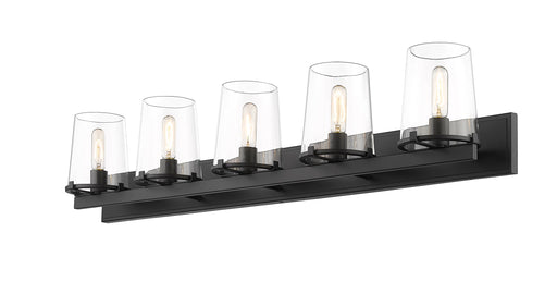Vanity Z-Lite 3032-5V-MB Matte Black Callista 5 Light Vanity Z-Lite