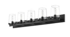 Vanity Z-Lite 3032-5V-MB Matte Black Callista 5 Light Vanity Z-Lite
