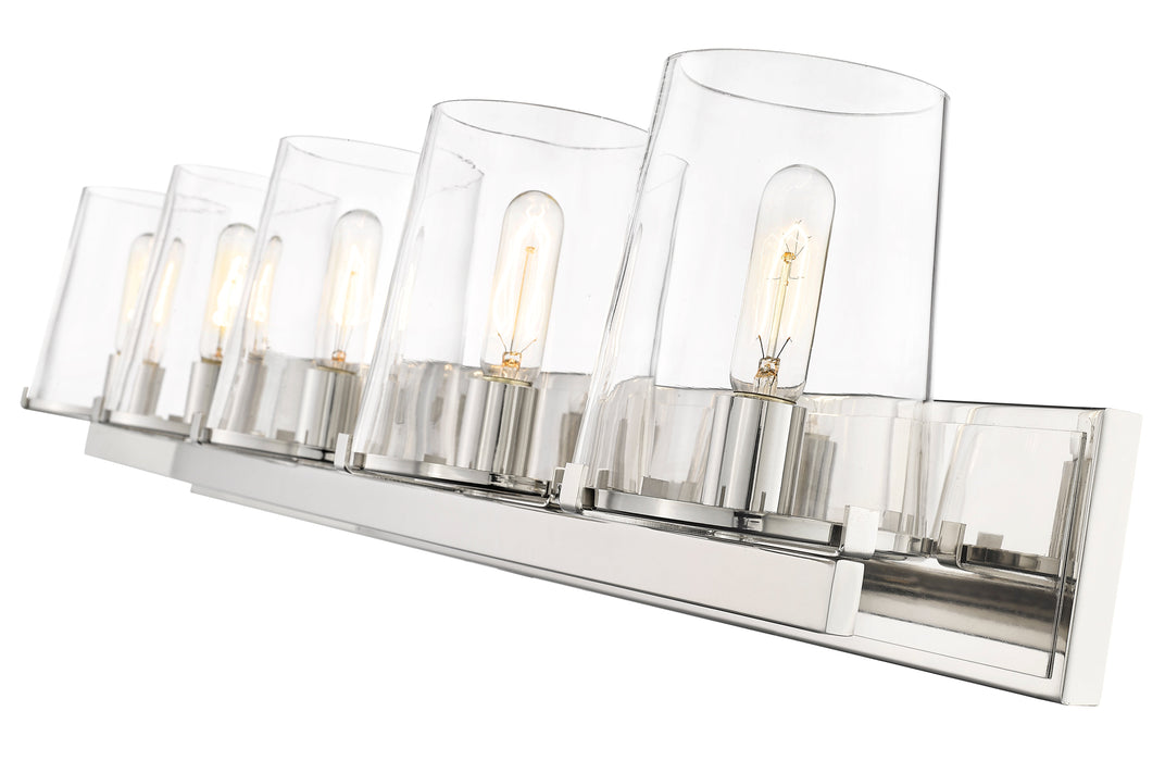 Vanity Z-Lite 3032-5V-PN Polished Nickel Callista 5 Light Vanity Z-Lite