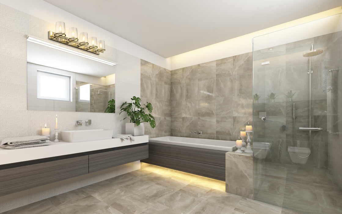 Vanity Z-Lite 3032-5V-PN Polished Nickel Callista 5 Light Vanity Z-Lite