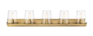 Vanity Z-Lite 3032-5V-RB Rubbed Brass Callista 5 Light Vanity Z-Lite