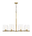 Chandelier Z-Lite 3032-8RB Rubbed Brass Callista 8 Light Chandelier Z-Lite