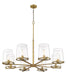 Chandelier Z-Lite 3032-8RB Rubbed Brass Callista 8 Light Chandelier Z-Lite