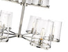 Chandelier Z-Lite 3032-9PN Polished Nickel Callista 9 Light Chandelier Z-Lite