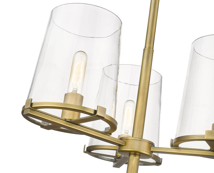 Chandelier Z-Lite 3032-9RB Rubbed Brass Callista 9 Light Chandelier Z-Lite