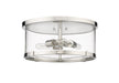 Flush Mount Z-Lite 3032F-PN Polished Nickel Callista 3 Light Flush Mount Z-Lite