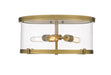 Flush Mount Z-Lite 3032F-RB Rubbed Brass Callista 3 Light Flush Mount Z-Lite