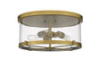 Flush Mount Z-Lite 3032F-RB Rubbed Brass Callista 3 Light Flush Mount Z-Lite