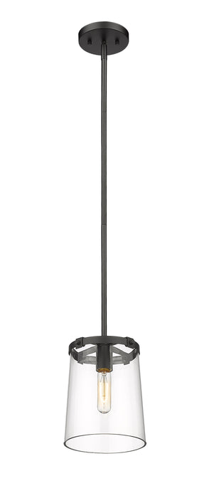 Pendant Z-Lite 3032MP-MB Matte Black Callista 1 Light Pendant Z-Lite