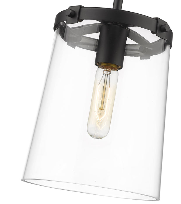Pendant Z-Lite 3032MP-MB Matte Black Callista 1 Light Pendant Z-Lite