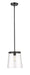 Pendant Z-Lite 3032P10-MB Matte Black Callista 1 Light Pendant Z-Lite