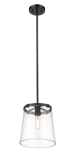 Pendant Z-Lite 3032P10-MB Matte Black Callista 1 Light Pendant Z-Lite