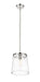 Pendant Z-Lite 3032P10-PN Polished Nickel Callista 1 Light Pendant Z-Lite