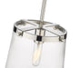 Pendant Z-Lite 3032P10-PN Polished Nickel Callista 1 Light Pendant Z-Lite
